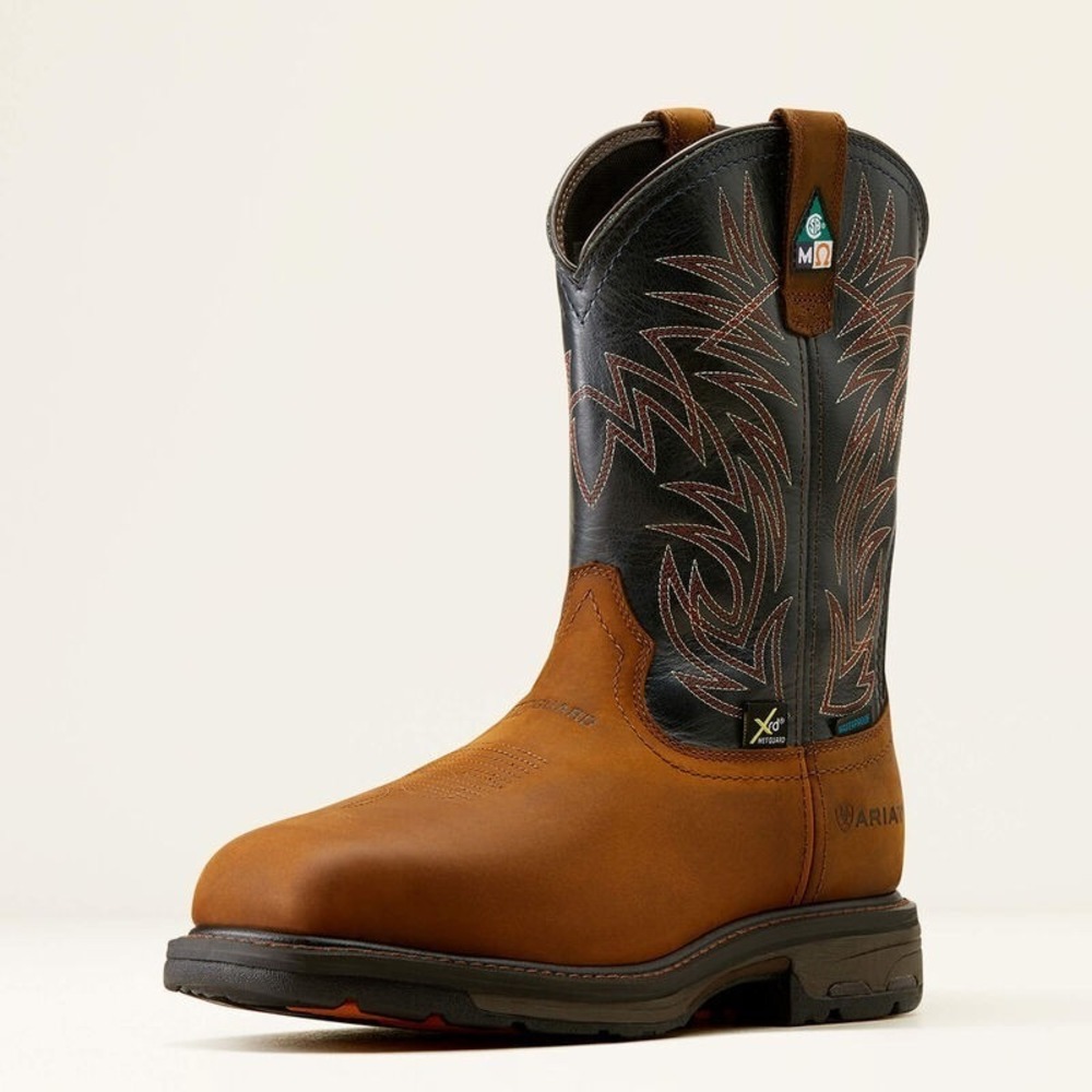 Ariat® (Men's 12 D) WorkHog™ MetGuard CSA Waterproof Comp-Toe Work Boot - $300